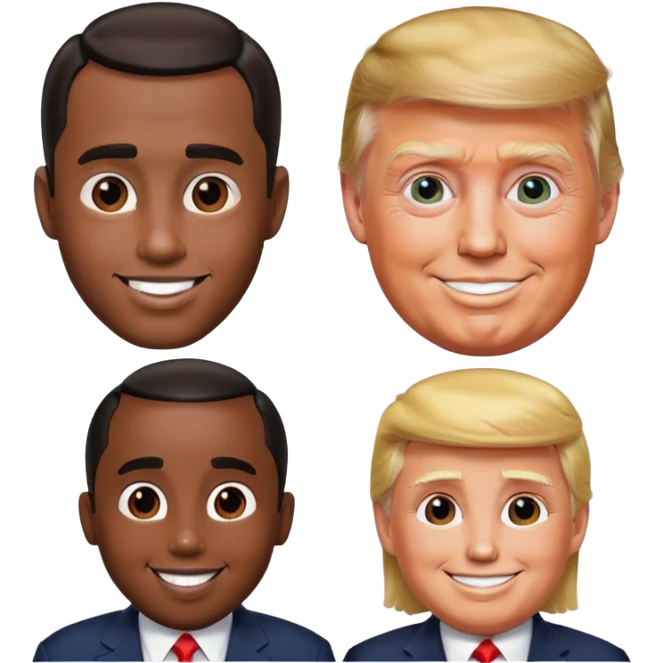 Diddy and trump emoji