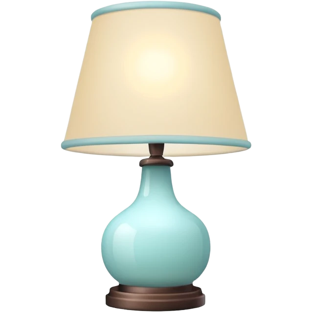 Colorful whitish bright light pastel white lamp emoji