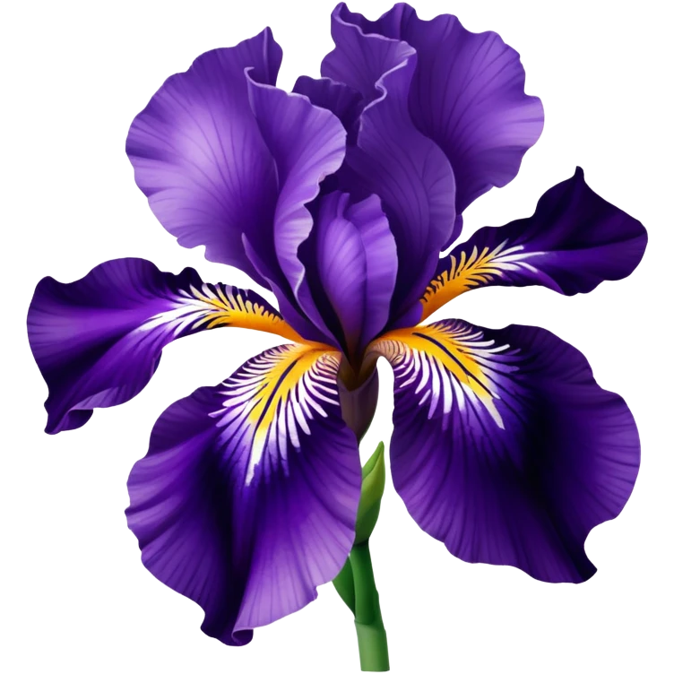 Purple Iris emoji