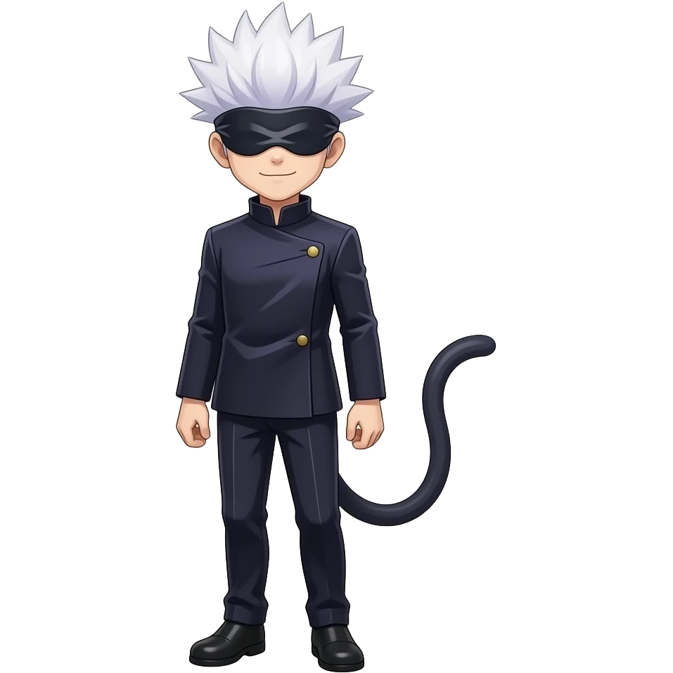 satoru gojo en gato emoji