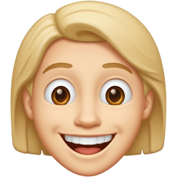Goofy friend emoji