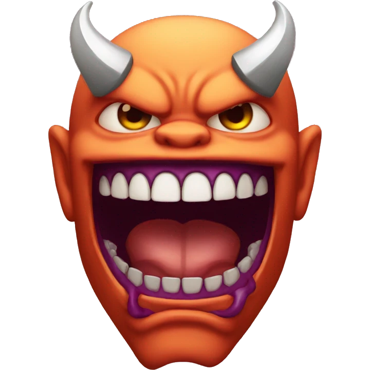 Demon with grillz emoji