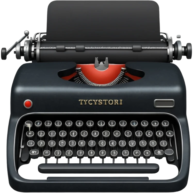 old vintage typewriter emoji