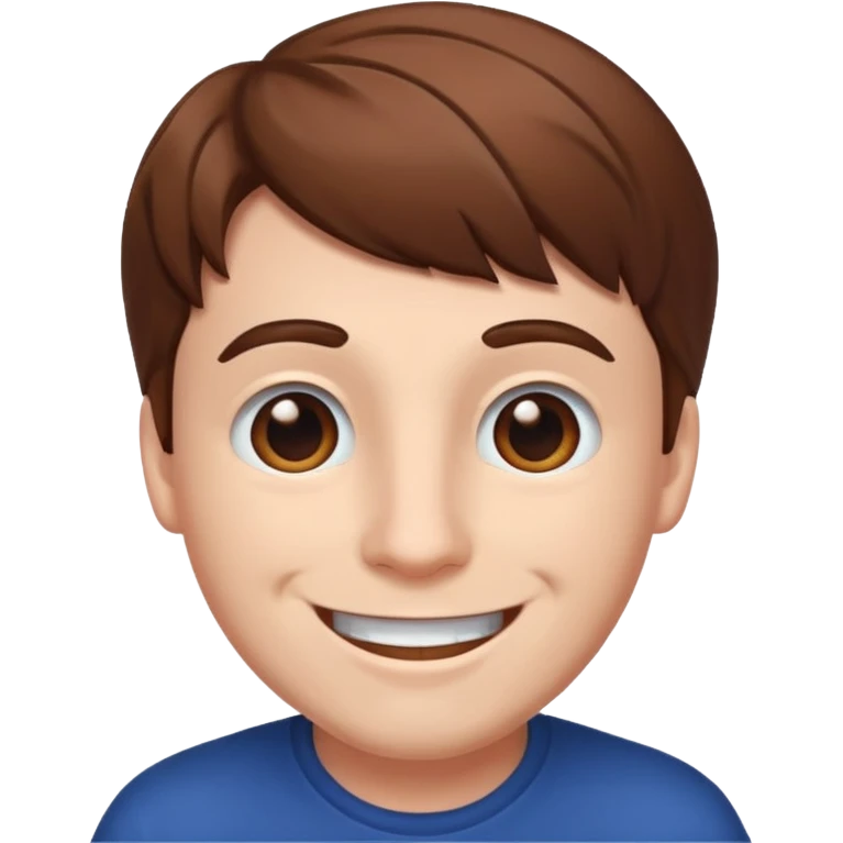 Make a emojis of mr beast face same to same real face  and make a cartoon type with just a face  emoji