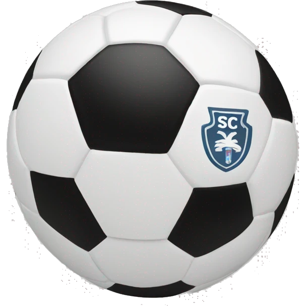 soccerball with SC Bogenhausen logo emoji