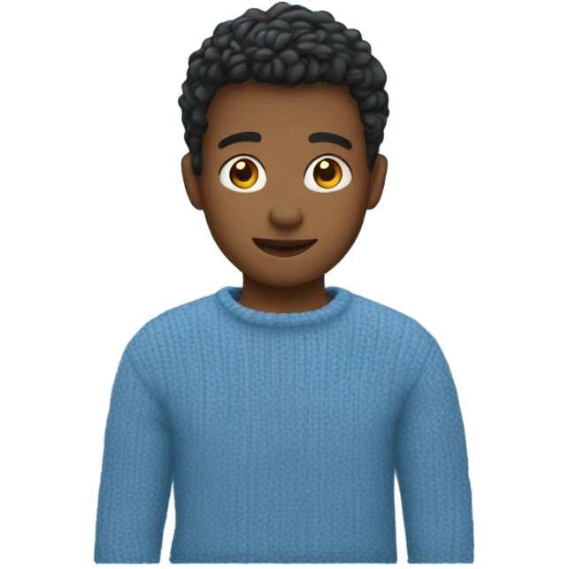 blue sweater emoji