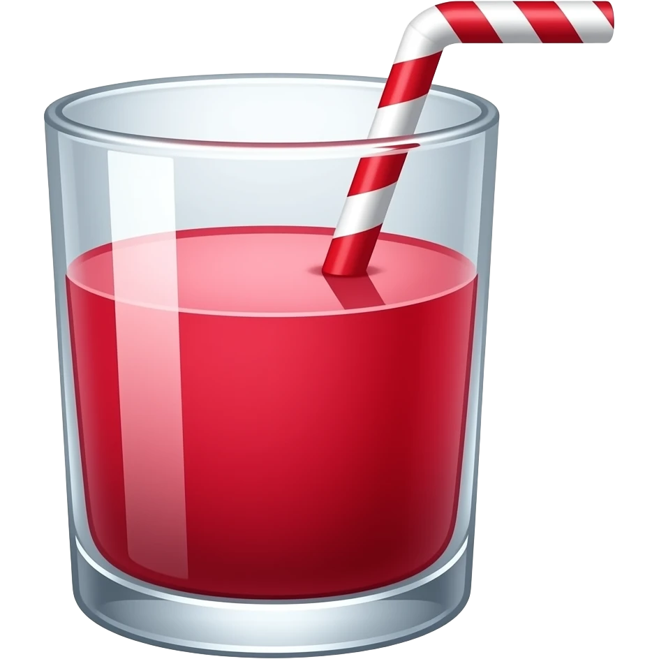 붉은빛 주스 emoji