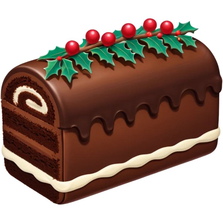 buche de noel emoji