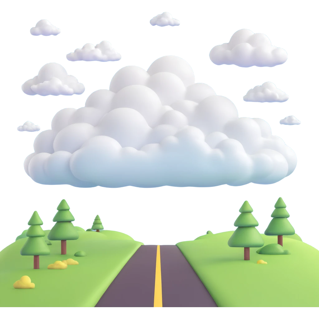 cloudy sky scene emoji