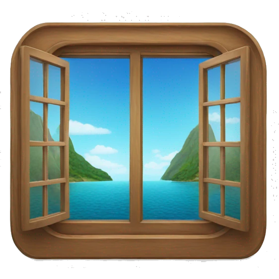 boat window view emoji