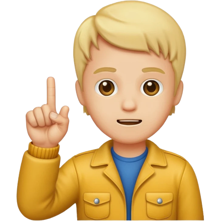 Gas boy sticking up middle finger emoji