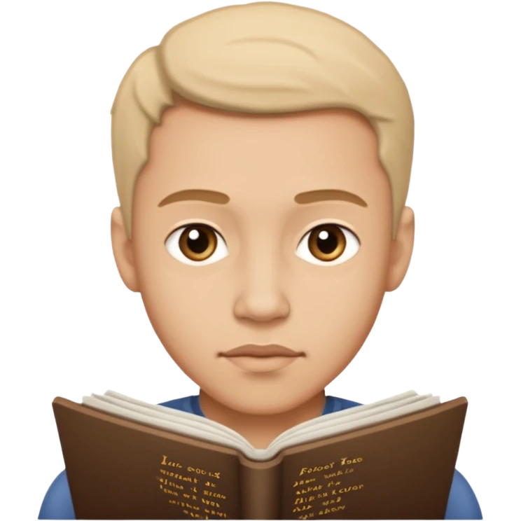 actor with script reading emoji