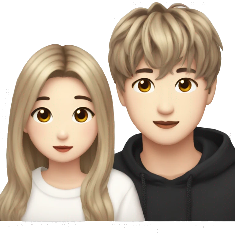 kim taehyung with tata emoji