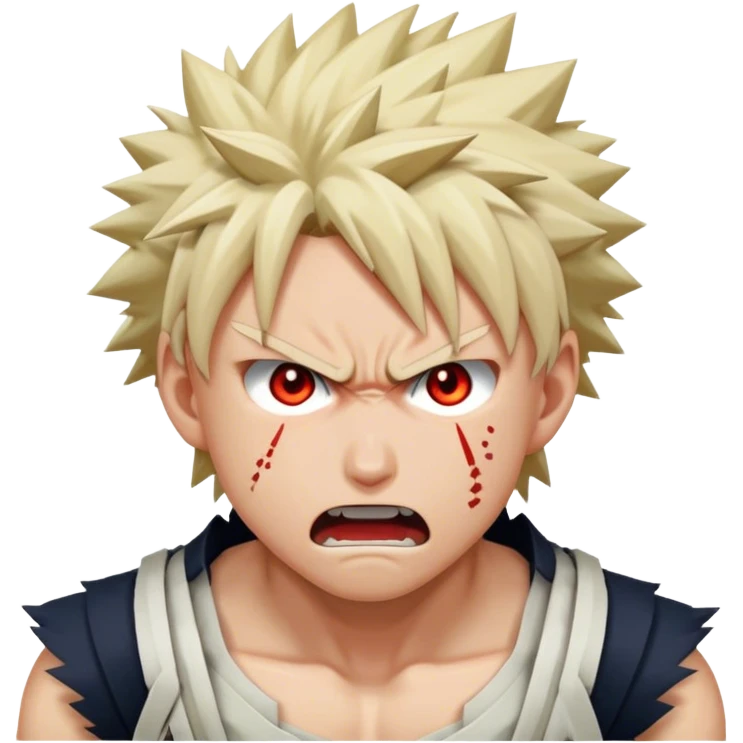 Katsuki Bakugo angry emoji