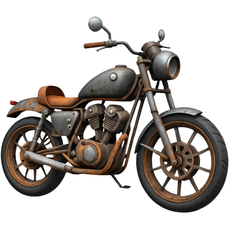 Damaged motorbike  emoji