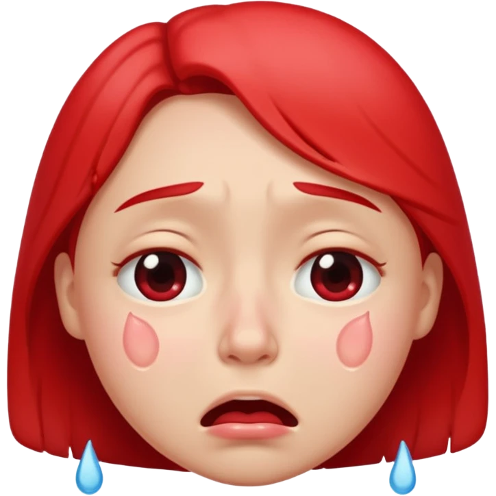 A very very very very loudly crying rolling on the floor face emoji