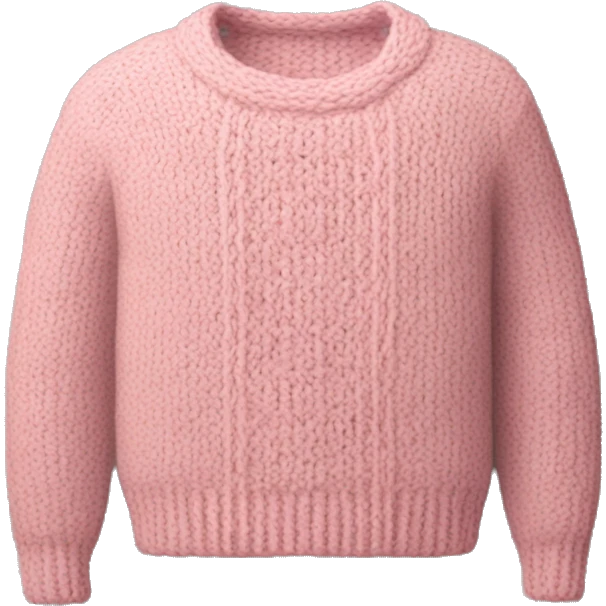 Light pink knitted sweater  emoji