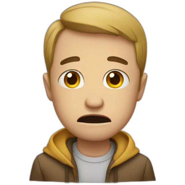 crying man emoji