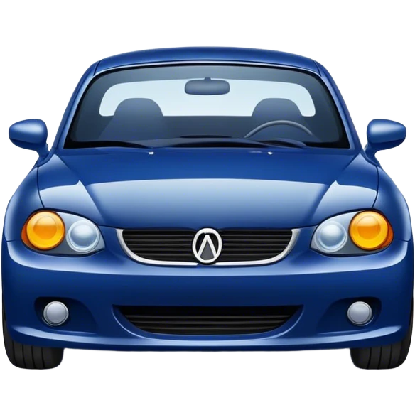 dark blue car emoji