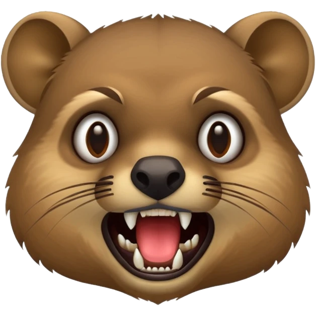 hyrax with fangs emoji