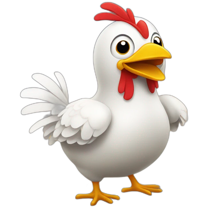 Pollito bailando emoji