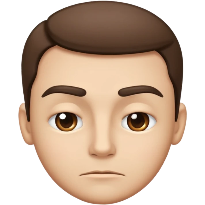 Face With Raised Eyebrow emoji, classic look, neutral mouth, one eyebrow raised emoji