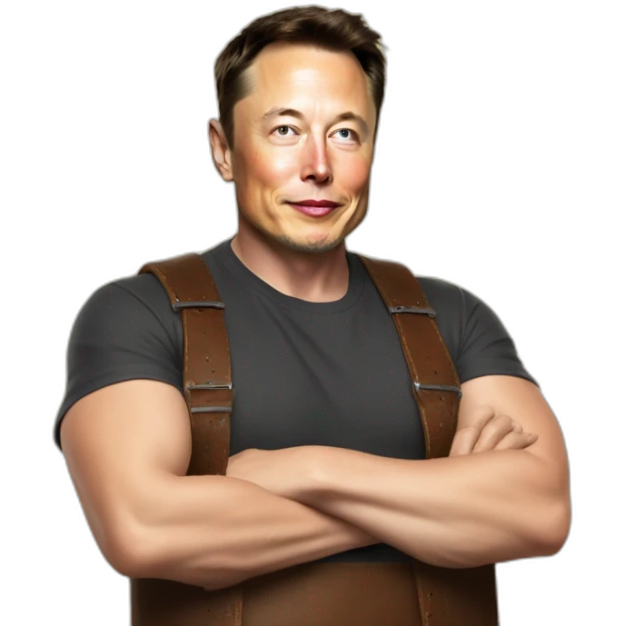elon musk buvant une.biere emoji