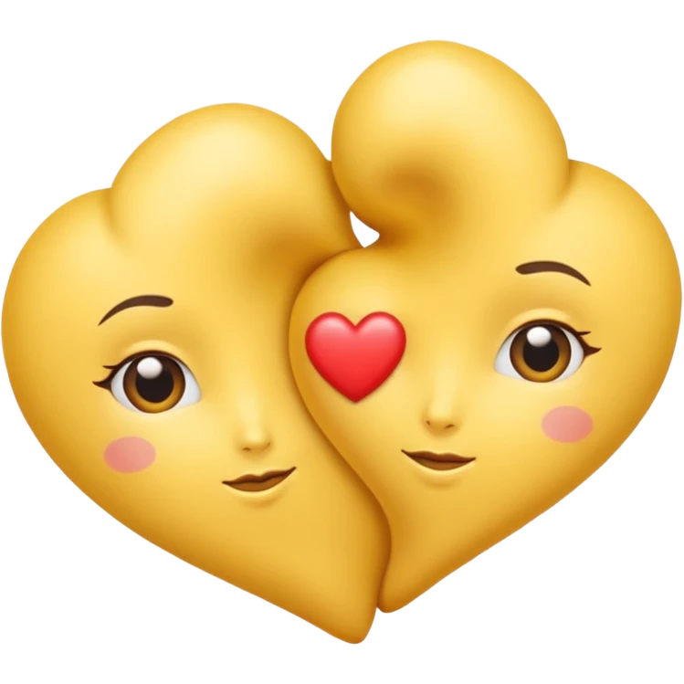 the yellow heart eyes emoji but for each eyes have a boob, so its like they are looking at boobs emoji