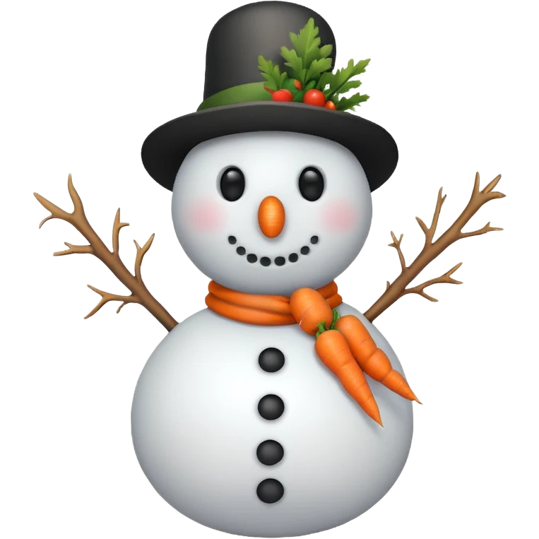 snowman with no scarf  emoji