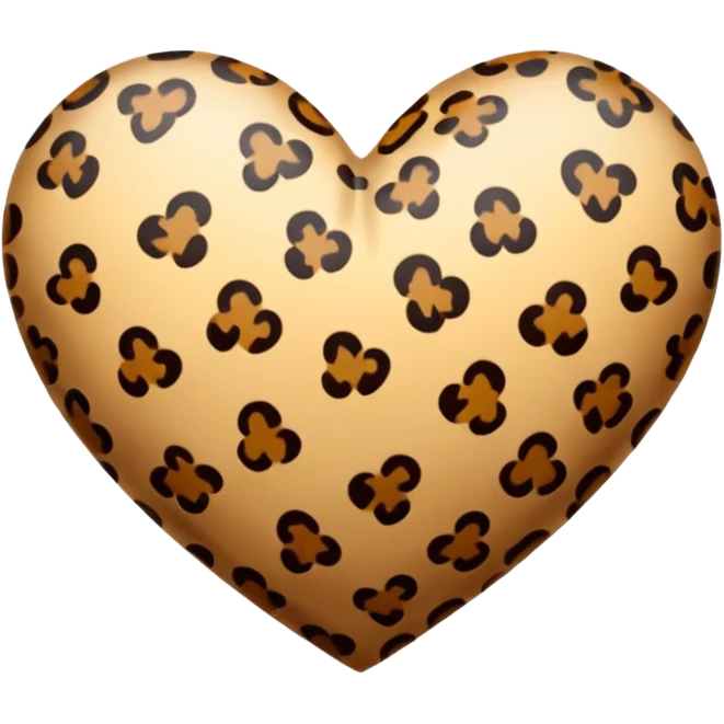 قلب پلنگی emoji