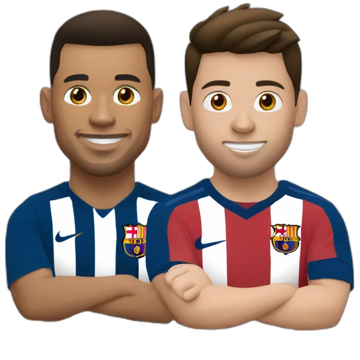 Ronaldo et messi emoji