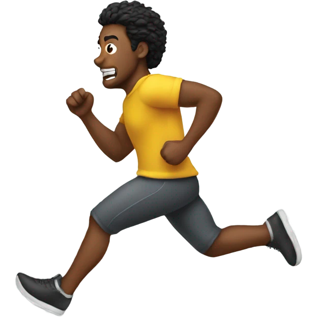 running away emoji