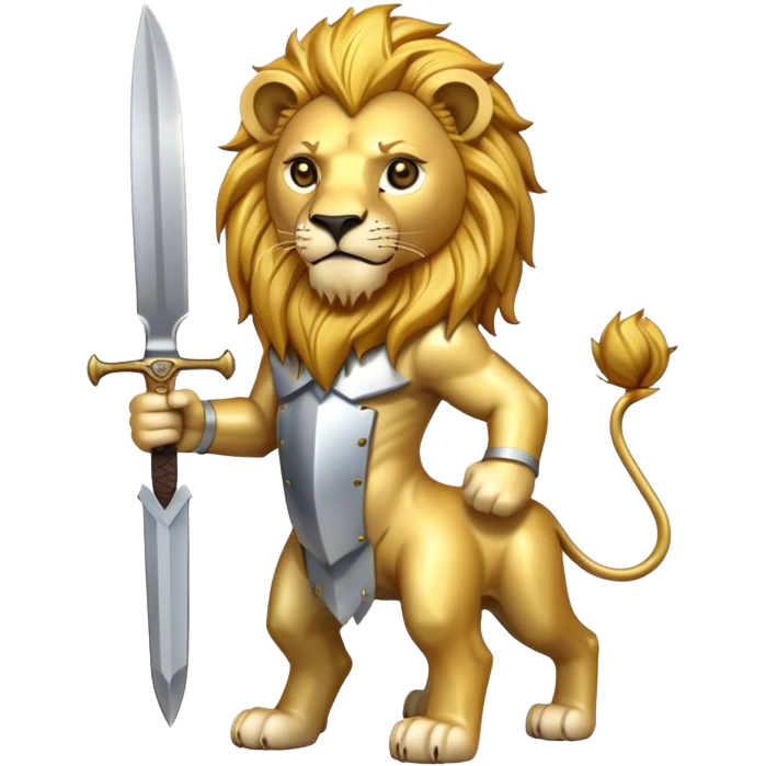 knife lion emoji