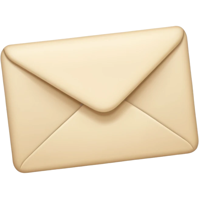 Letter color pale beige creamy emoji