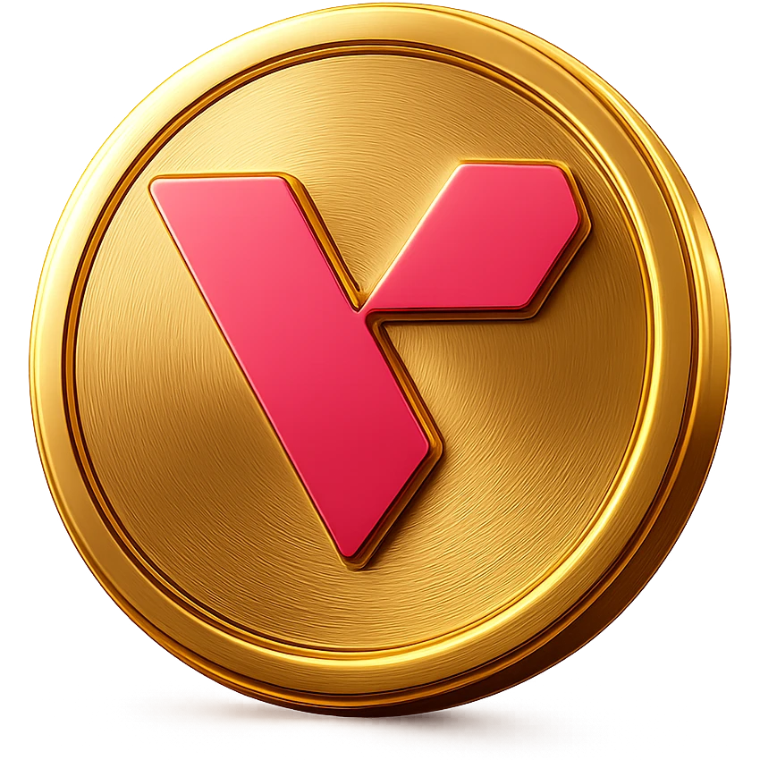 Add a soft glow effect around the token, keeping the logo and style the same. emoji