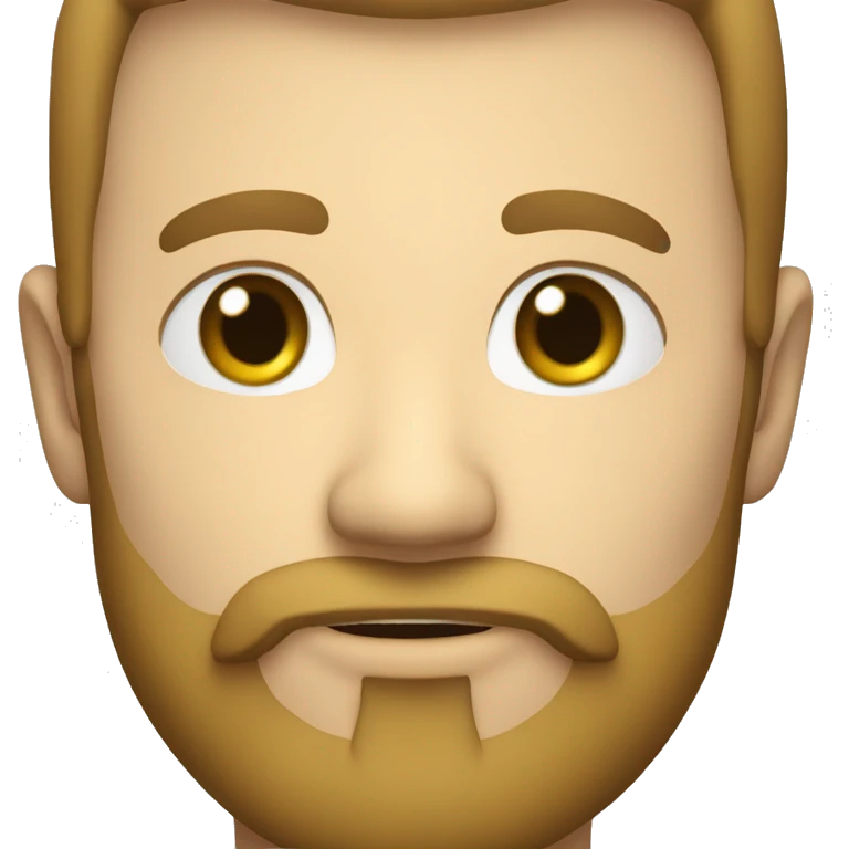 demandy caucasian with a small beard emoji