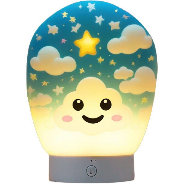 Night light lamp emoji