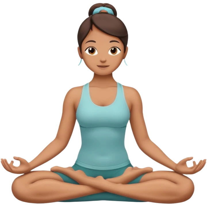 lotus yoga pose emoji