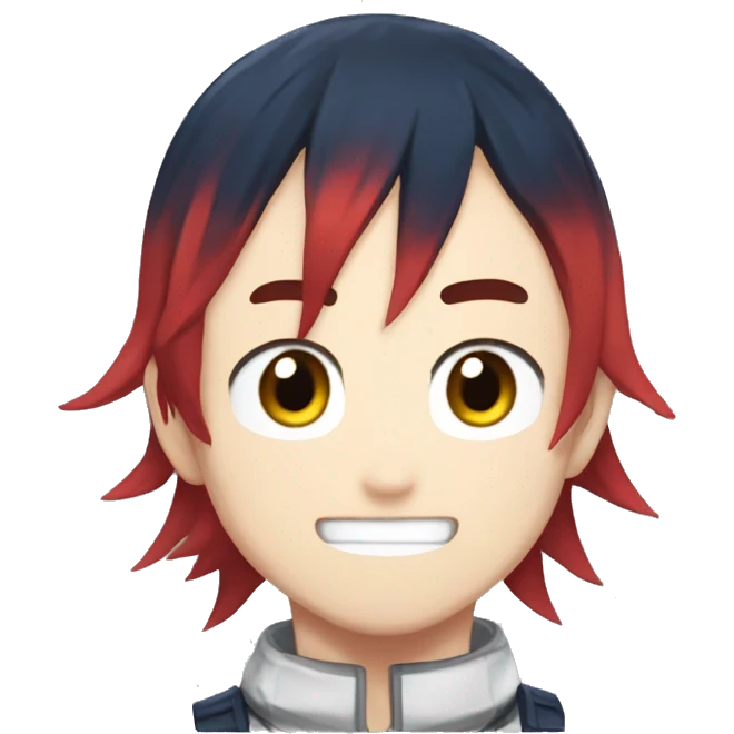 Toya todoroki de my hero academia emoji