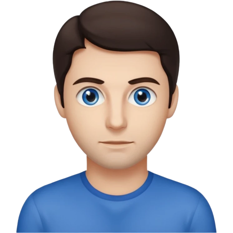 Tony Ward (b.1963) with dark brown hair emoji