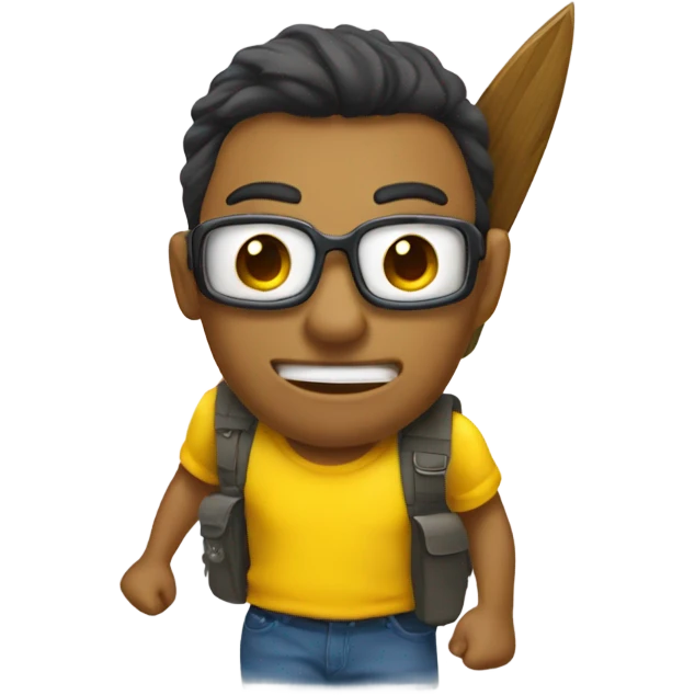 flecha amarilla apuntando hacia abajo emoji