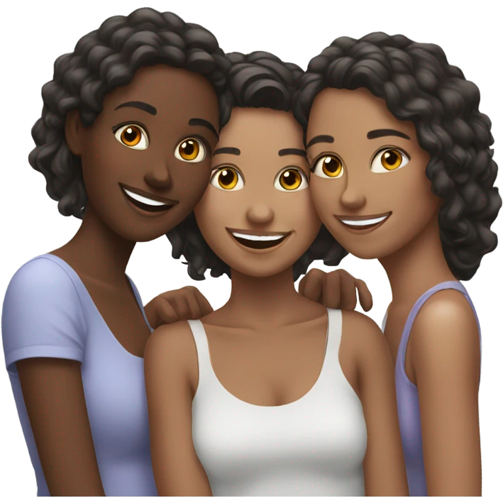 three best girl friends emoji