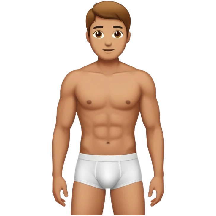 man in underwear emoji