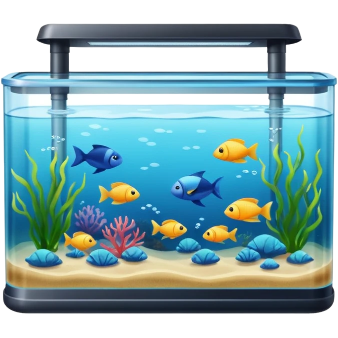 A big long rectangular Aquarium emoji