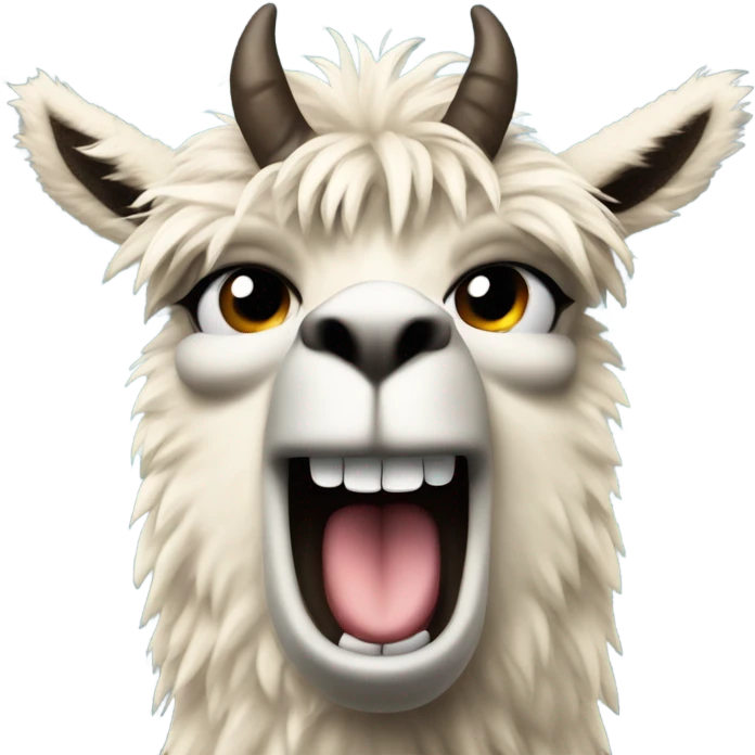 angry lama emoji