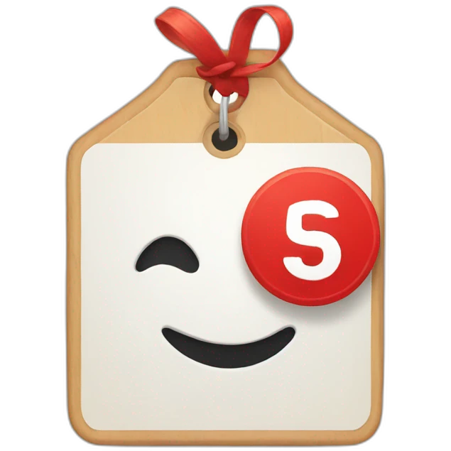 price tag emoji