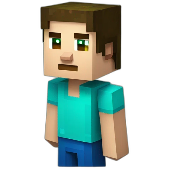 Minecraft steve emoji