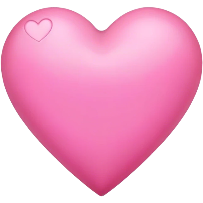 Pink heart  emoji