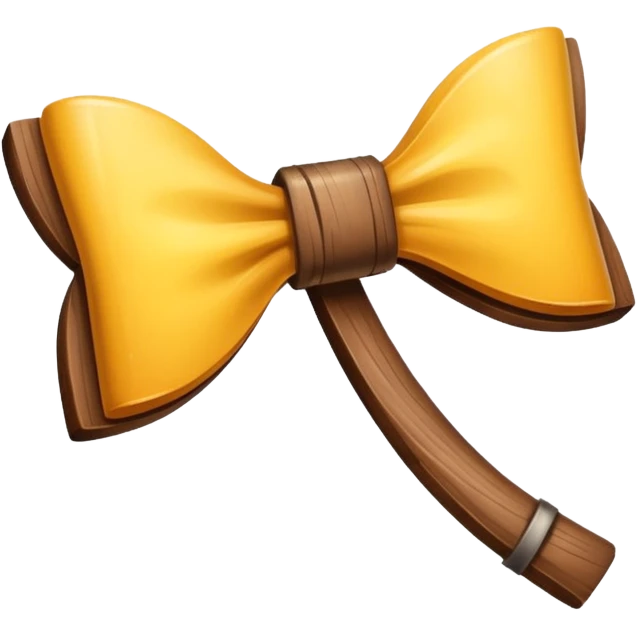 Realistic bow emoji