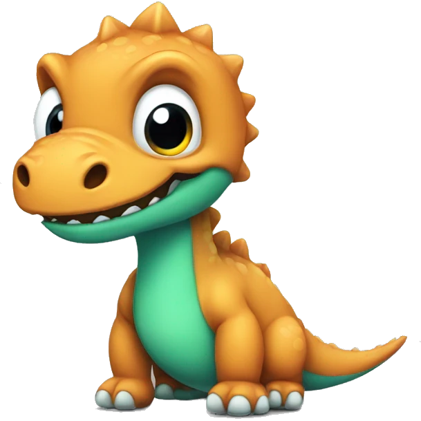 Cute dino  emoji